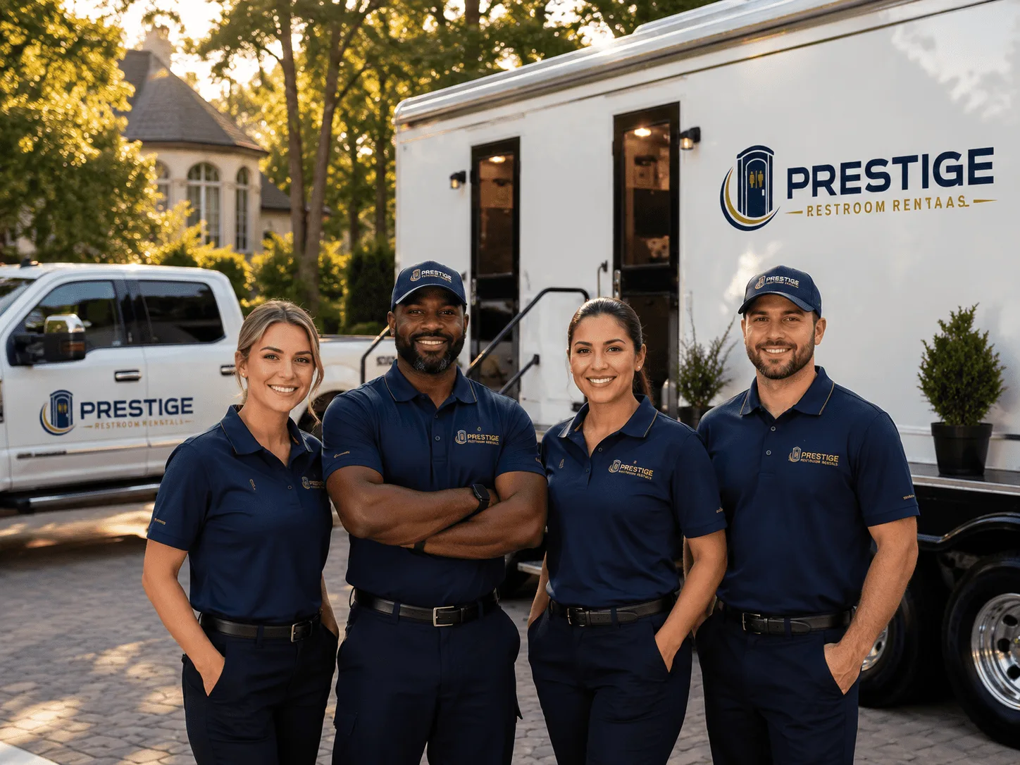 Trusted Luxury Portable Restrooms company in Curran, MI